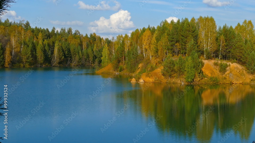 aututmn lake landscape in Ural mountains, zoom in
aututmn lake landscape in Ural mountains, zoom in