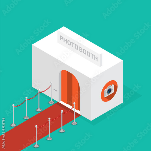 photo booth isometric