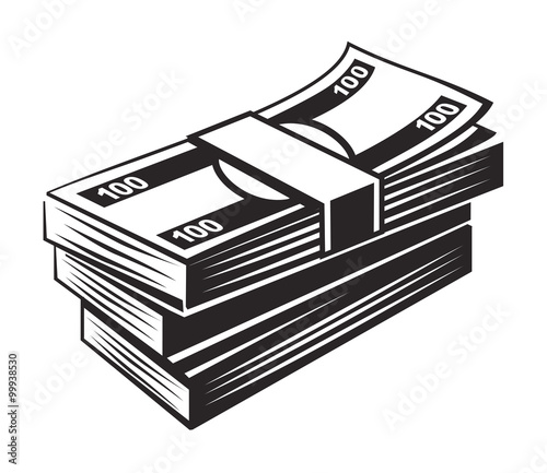 vector black Money