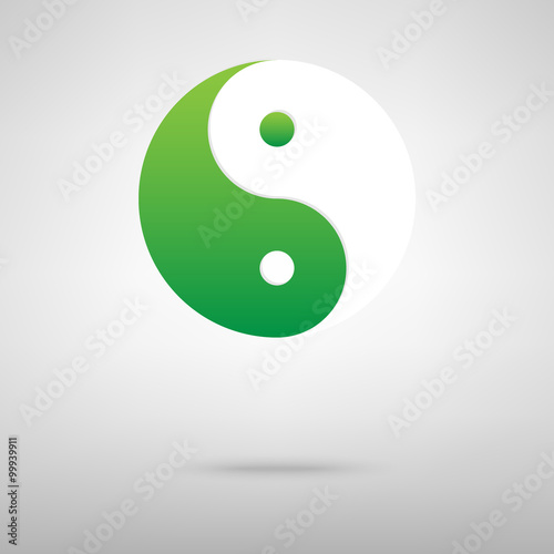 Ying yang symbol of harmony and balance