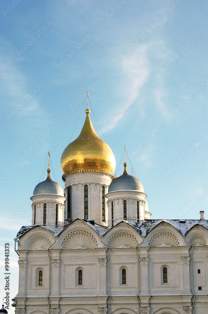 Archangels church in Moscow Kremlin. UNESCO World Heritage Site.