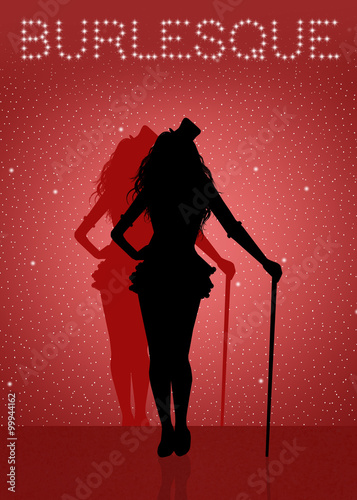 Slika na platnu girl dancing Burlesque