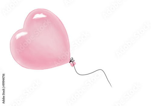 Heart shape air balloon
