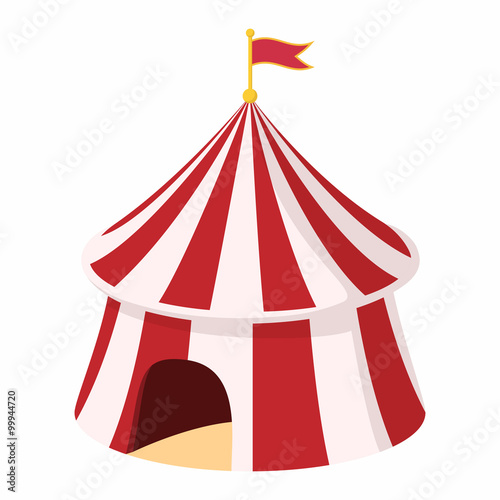 Circus tent cartoon
