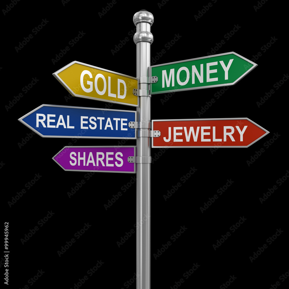 Sign Directions. Image with clipping path Sign Directions. Image with clipping path