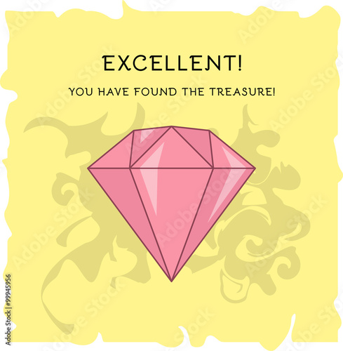 Diamand: vector illustration for the game 
