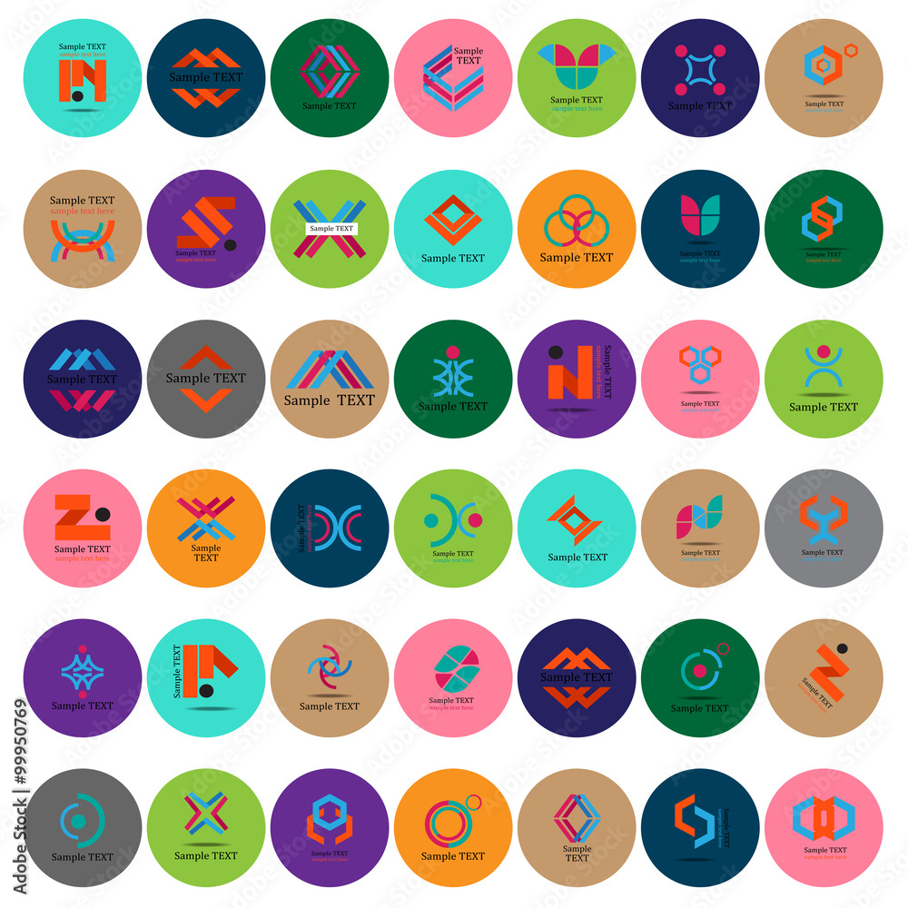 Unusual Icons Set - Isolated On Background - Vector Illustration, Graphic Design Editable For Your Design