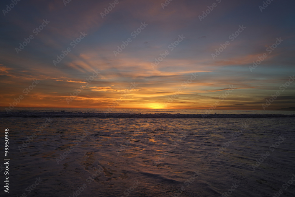 Fototapeta premium Santa Monica Sunset