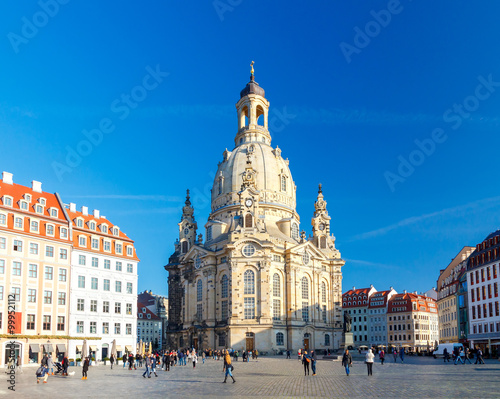 Dresden. Frauenkirche church.