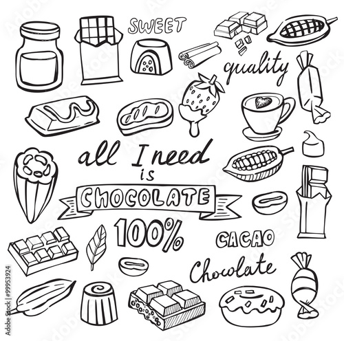 cocoa and chocolate icon