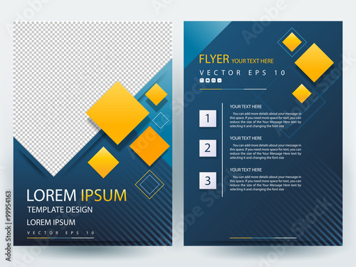 Abstract vector modern flyers brochure / annual report /design templates / stationery with white background in size a4