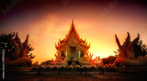 Photography Wat Pa Mahasan Temple Roi-Et, Thailand