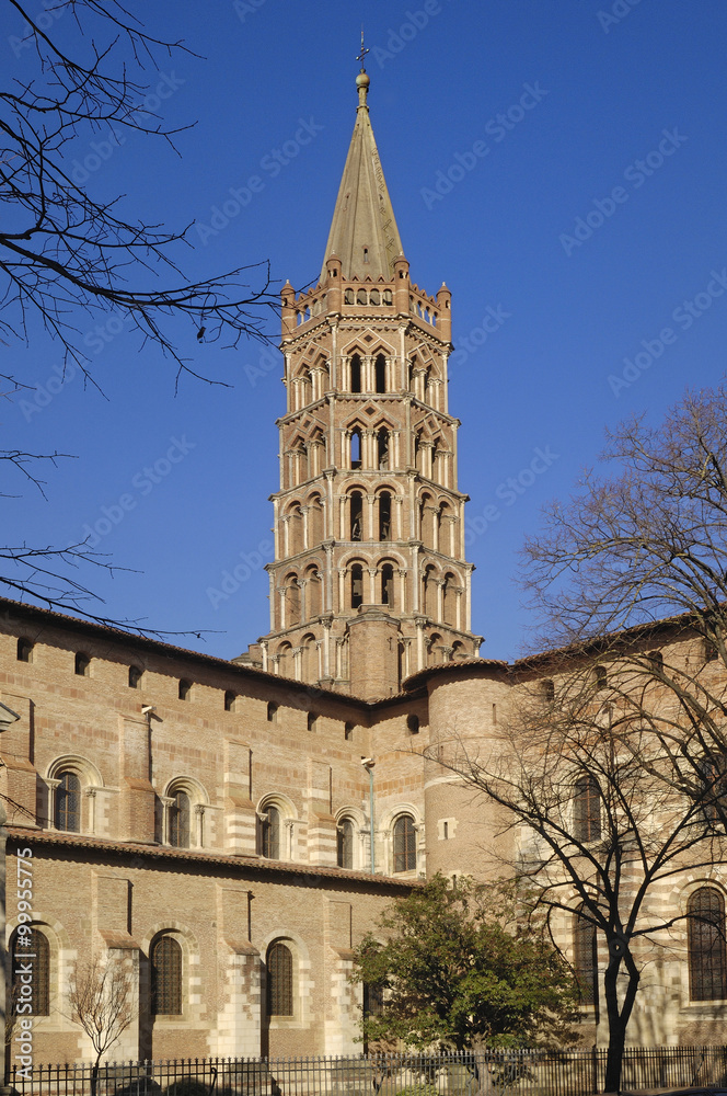 Basilica of Saint Sernin in Toulouse, France