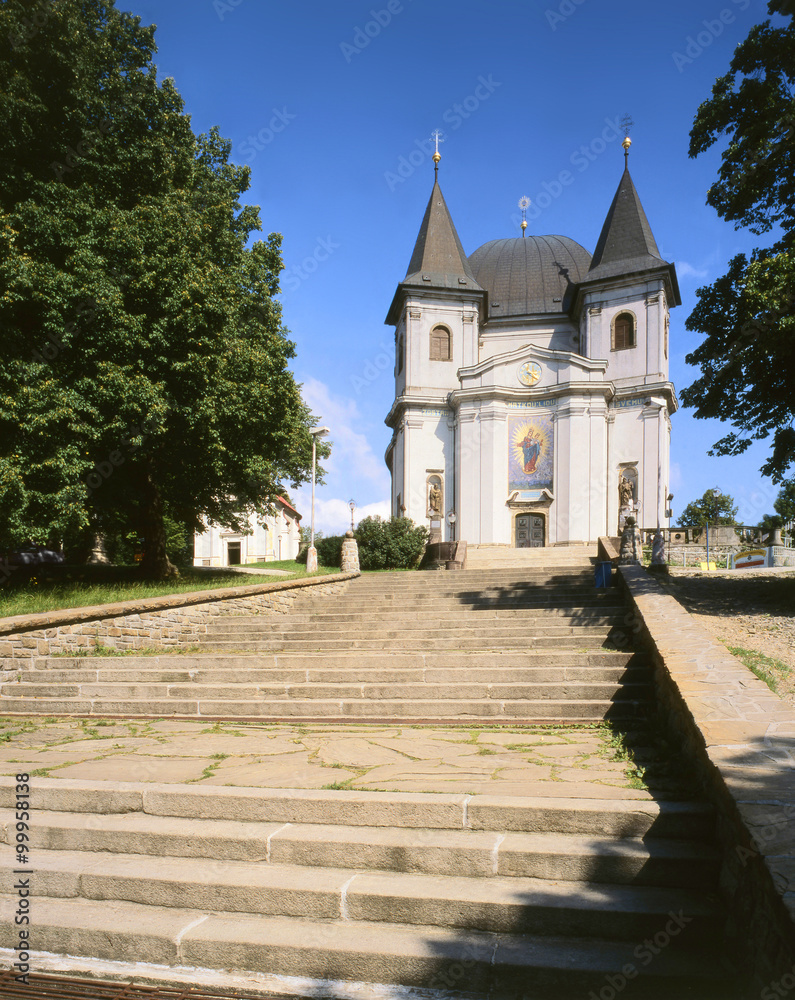 Hostyn/ Famous pilgrim church at Moravia - Czech republic