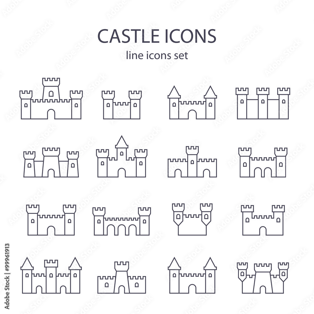 Castle icons.