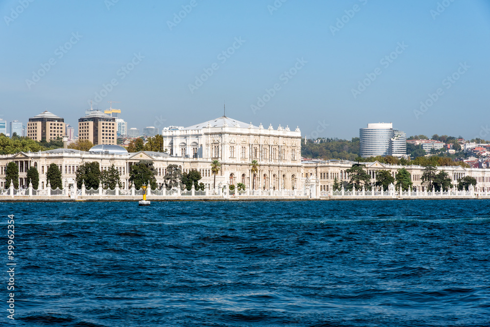 The beautiful Dolmabahce Palace in Istanbul, Turkey