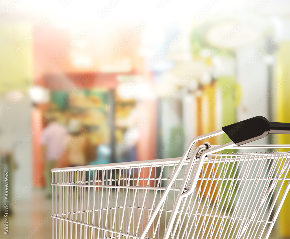 Abstract Blur Shopping Market of Background