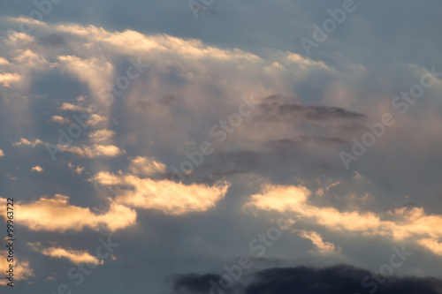 Wallpaper Mural beautiful sky with clouds at dawn Torontodigital.ca