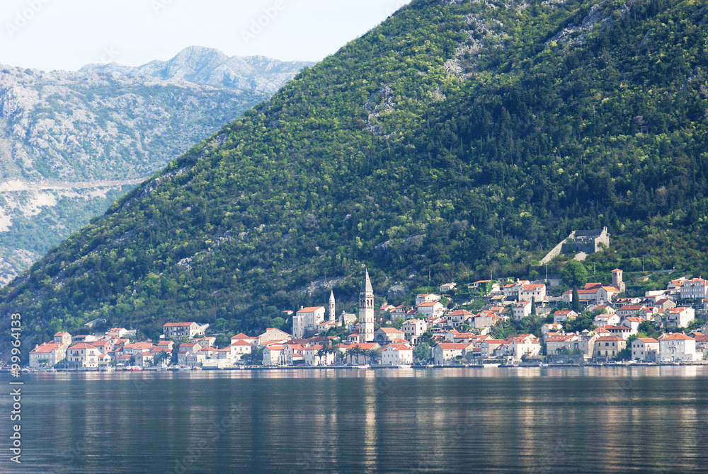 View of Perast, Montenegro