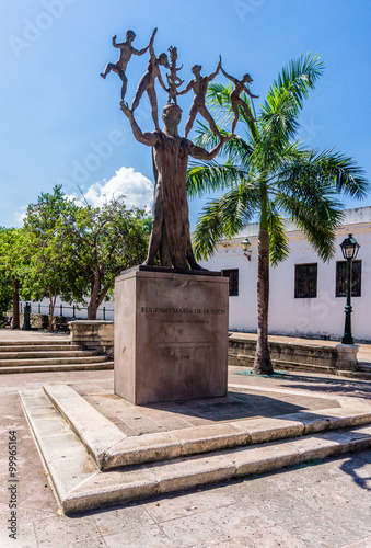 View of The Statue of Eugenio Maria de Hostos in Puerto Rico photo