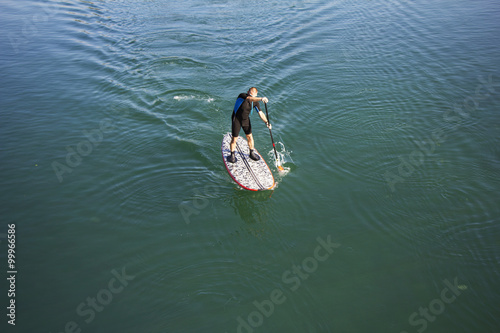 Stand up paddle boarder