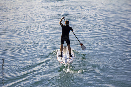 Stand up paddle boarder