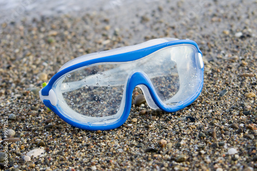 Blue Swimming Glasses © urobot4