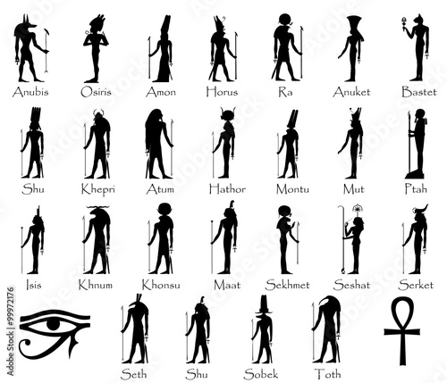 dioses egipcios photo