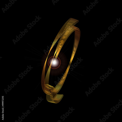 Letter Q In Gold