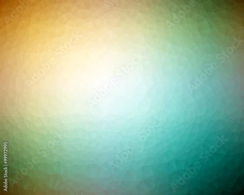Abstract color polygonal triangle patterns. Low poly background.