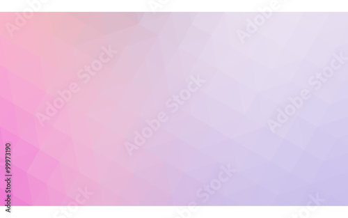 Multicolor purple, pink polygonal design illustration, which consist of triangles and gradient in origami style.