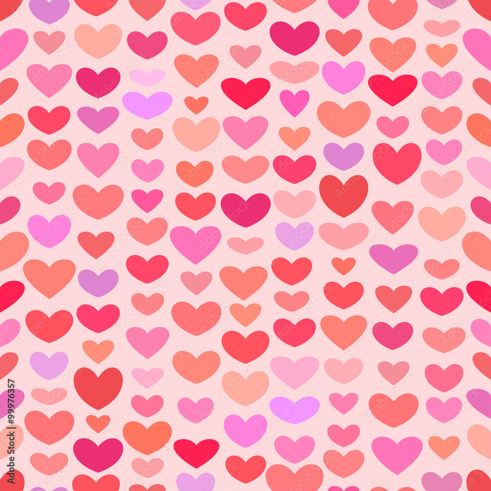 Seamless Saint Valentine heart pattern Seamless Saint Valentine heart pattern