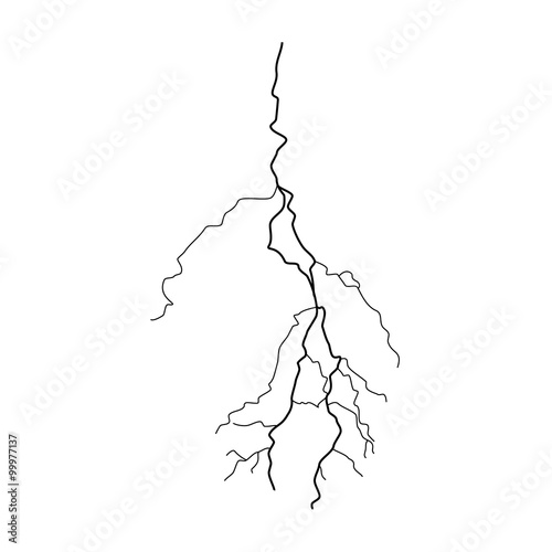 Thunderstorm lightning vector