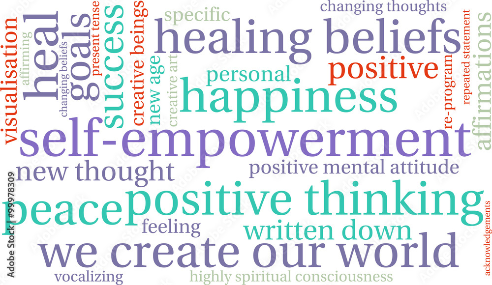 Obraz premium Self-Empowerment Word Cloud