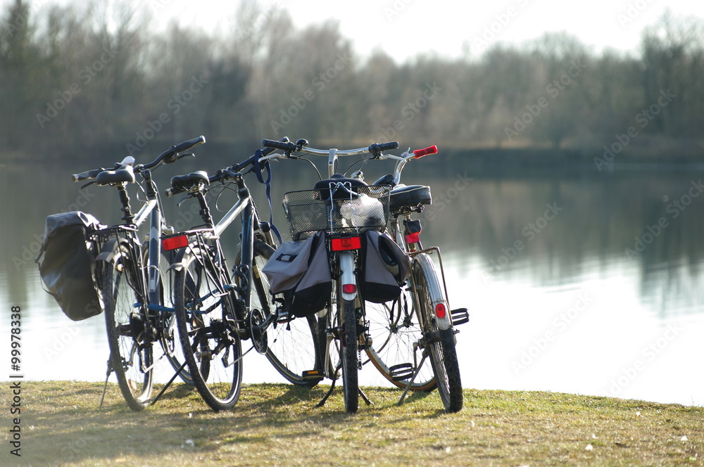 Obraz premium Fahrradausflug