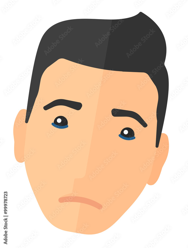 Young depressed man. Young depressed man.