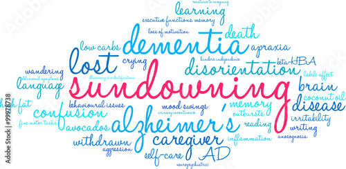 Sundowning Word Cloud