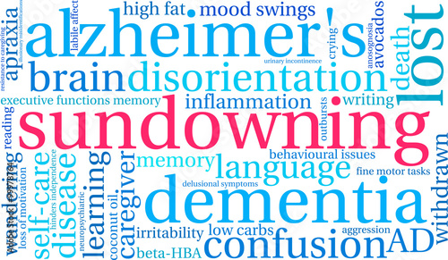 Sundowning Word Cloud