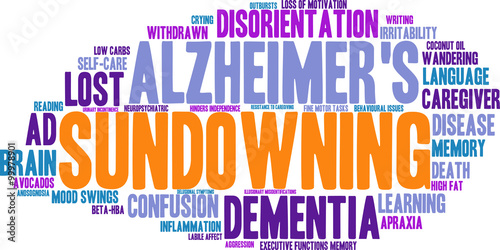 Sundowning Word Cloud