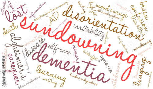 Sundowning Word Cloud