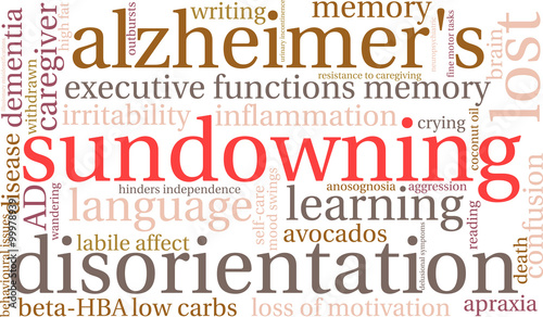 Sundowning Word Cloud