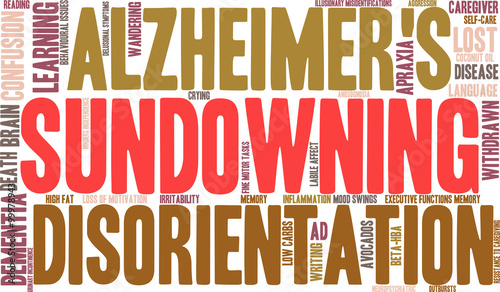 Sundowning Word Cloud