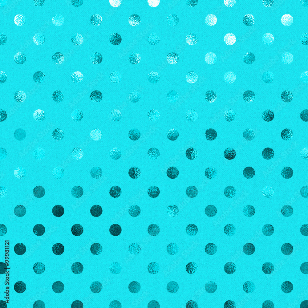 Teal Blue Metallic Foil Polka Dot Pattern Swiss Dots Texture Pap Teal Blue Metallic Foil Polka Dot Pattern Swiss Dots Texture Pap