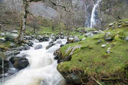 Located in Snowdonia NAtional Park, Aber Falls is a waterfall located in Gwynedd on the North Wales long distance path. A popular tourist attraction, the falls are 120 feet (37m) high.