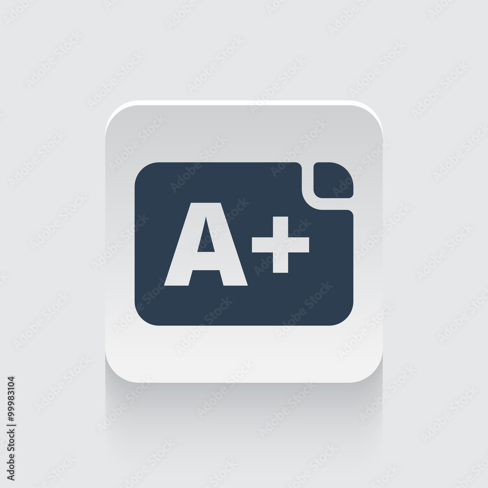 Flat black Rating icon on rounded square web button Flat black Rating icon on rounded square web button