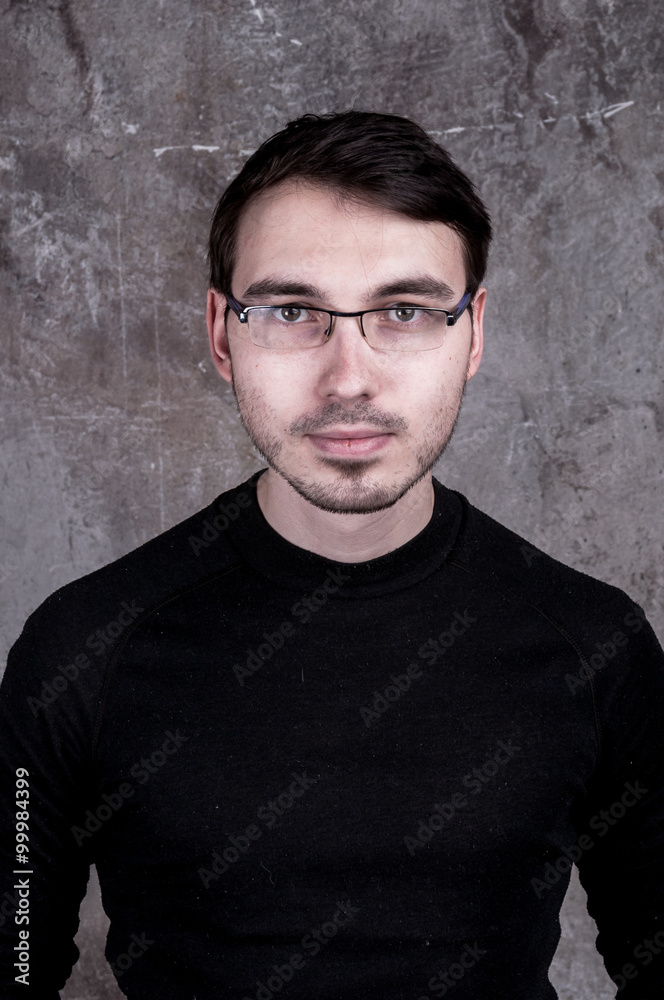 Fototapeta premium Young man in glasses