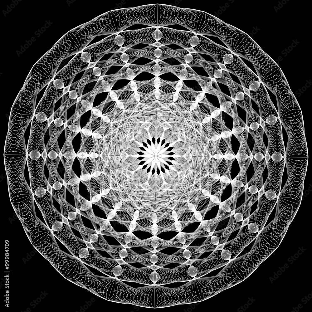 Naklejka premium Lacy Wheel