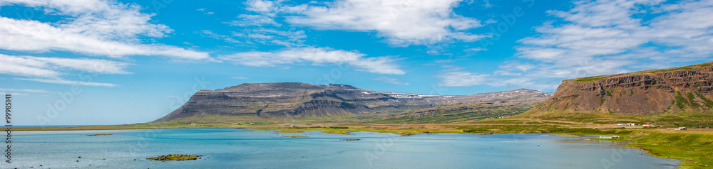 Fototapeta premium Bardastrond Fjord, Westfjords, Iceland