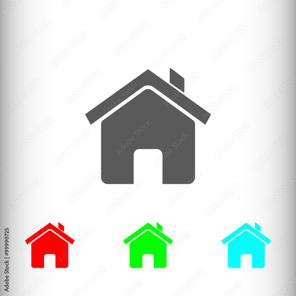 Home page sign icon, vector illustration. Flat design style for Home page sign icon, vector illustration. Flat design style for