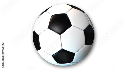 Soccer Ball  football isolated on white background